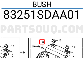 Honda 83251SDAA01 BUSH