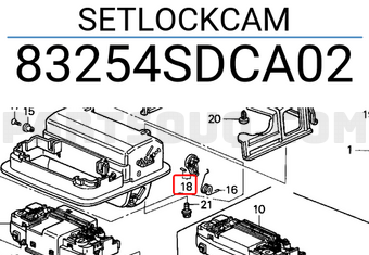 Honda 83254SDCA02 SETLOCKCAM