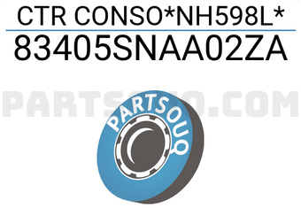 Honda 83405SNAA02ZA CTR CONSO*NH598L*