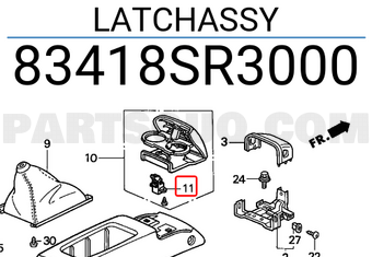 Honda 83418SR3000 LATCHASSY