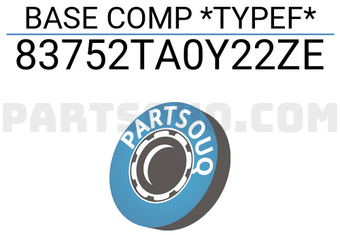 Honda 83752TA0Y22ZE BASE COMP *TYPEF*