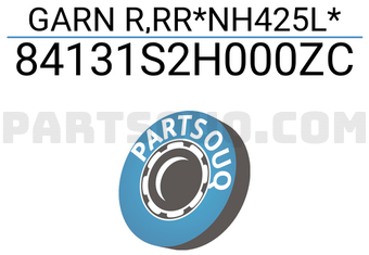 Honda 84131S2H000ZC GARN R,RR*NH425L*