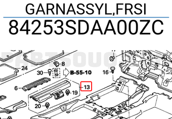 Honda 84253SDAA00ZC GARNASSYL,FRSI
