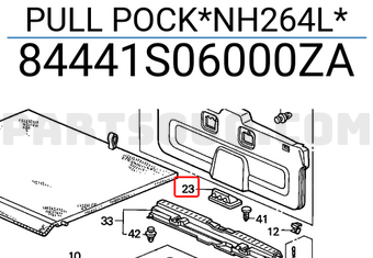 Honda 84441S06000ZA PULL POCK*NH264L*