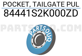 Honda 84441S2K000ZD POCKET, TAILGATE PUL