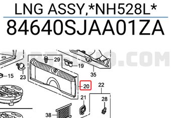 Honda 84640SJAA01ZA LNG ASSY,*NH528L*