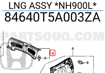 Honda 84640T5A003ZA LNG ASSY *NH900L*