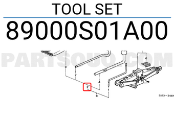 Honda 89000S01A00 TOOL SET
