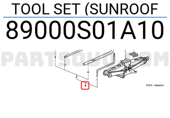 Honda 89000S01A10 TOOL SET (SUNROOF