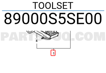 Honda 89000S5SE00 TOOLSET