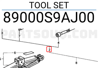 Honda 89000S9AJ00 TOOL SET