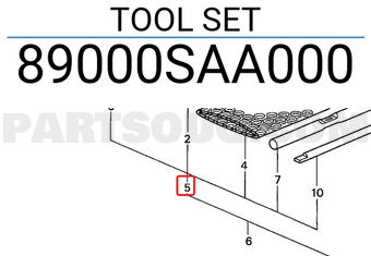 Honda 89000SAA000 TOOL SET