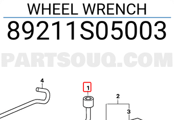 Honda 89211S05003 WHEEL WRENCH