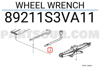 Honda 89211S3VA11 WHEEL WRENCH