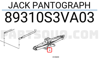 Honda 89310S3VA03 JACK PANTOGRAPH