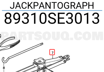 Honda 89310SE3013 JACKPANTOGRAPH