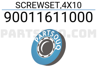 Honda 90011611000 SCREWSET,4X10