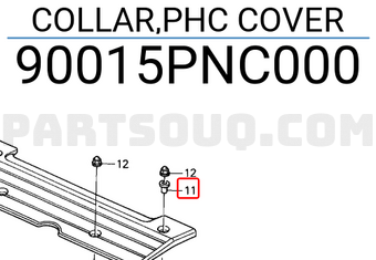 Honda 90015PNC000 COLLAR,PHC COVER