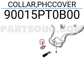 Honda 90015PT0B00 COLLAR,PHCCOVER