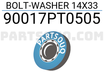 Honda 90017PT0505 BOLT-WASHER 14X33