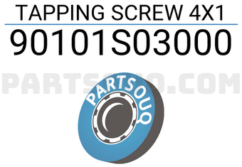 Honda 90101S03000 TAPPING SCREW 4X1
