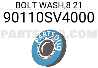 Honda 90110SV4000 BOLT WASH,8 21