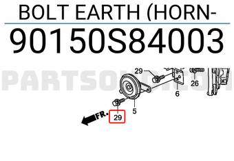 Honda 90150S84003 BOLT EARTH (HORN