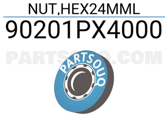 Honda 90201PX4000 NUT,HEX24MML