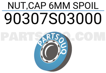 Honda 90307S03000 NUT,CAP 6MM SPOIL