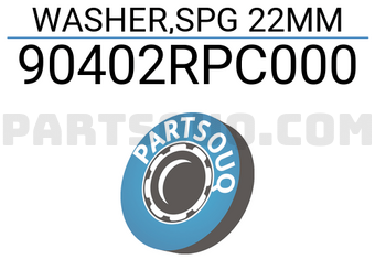 Honda 90402RPC000 WASHER,SPG 22MM