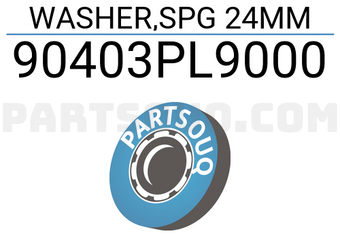 Honda 90403PL9000 WASHER,SPG 24MM