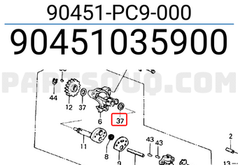 Honda 90451035900 90451-PC9-000
