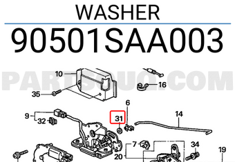 Honda 90501SAA003 WASHER