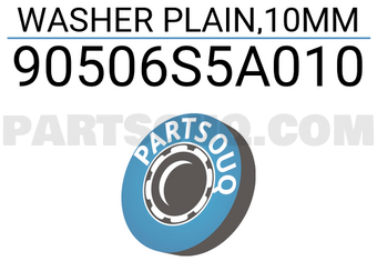Honda 90506S5A010 WASHER PLAIN,10MM