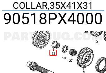 Honda 90518PX4000 COLLAR,35X41X31