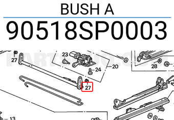 Honda 90518SP0003 BUSH A