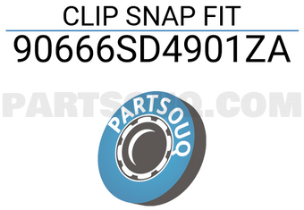 Honda 90666SD4901ZA CLIP SNAP FIT