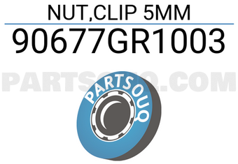 Honda 90677GR1003 NUT,CLIP 5MM