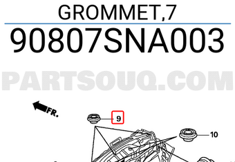 Honda 90807SNA003 GROMMET,7