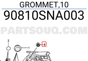 Honda 90810SNA003 GROMMET,10