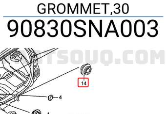 Honda 90830SNA003 GROMMET,30