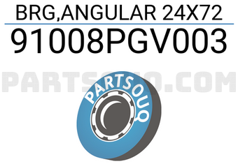 Honda 91008PGV003 BRG,ANGULAR 24X72