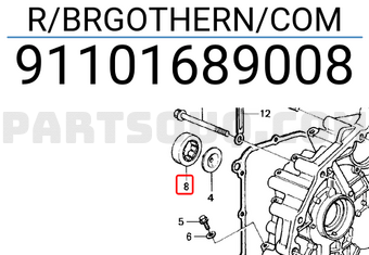 Honda 91101689008 R/BRGOTHERN/COM