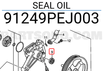 Honda 91249PEJ003 SEAL OIL