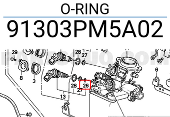 Honda 91303PM5A02 O-RING