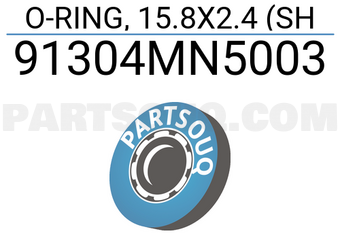 Honda 91304MN5003 O-RING, 15.8X2.4 (SH