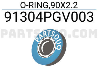 Honda 91304PGV003 O-RING,90X2.2