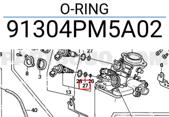 Honda 91304PM5A02 O-RING