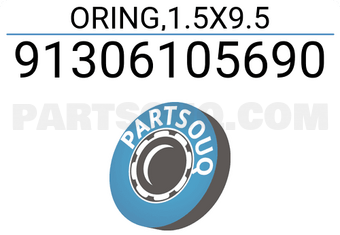 Honda 91306105690 ORING,1.5X9.5