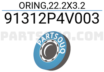 Honda 91312P4V003 ORING,22.2X3.2